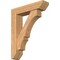 Ekena Millwork Balboa Slat Smooth Bracket w/ Offset Brace, Western Red Cedar, 7 1/2"W x 32"D x 40"H BKT0806X32X40BOA06SWR - alternate 1